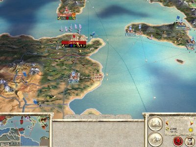 rome total war стратегическая карта